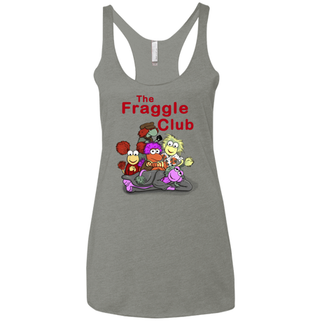 T-Shirts Venetian Grey / X-Small Fraggle Club Women's Triblend Racerback Tank