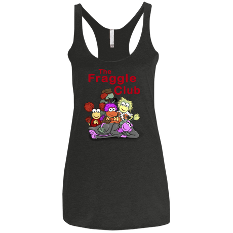 T-Shirts Vintage Black / X-Small Fraggle Club Women's Triblend Racerback Tank