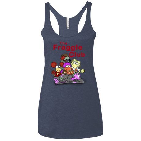 T-Shirts Vintage Navy / X-Small Fraggle Club Women's Triblend Racerback Tank