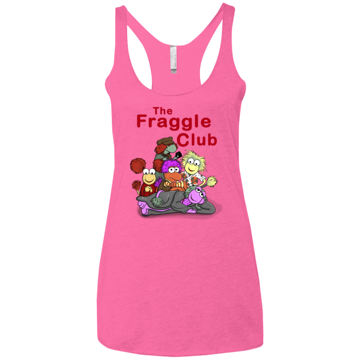T-Shirts Vintage Pink / X-Small Fraggle Club Women's Triblend Racerback Tank