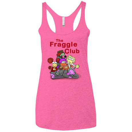 T-Shirts Vintage Pink / X-Small Fraggle Club Women's Triblend Racerback Tank