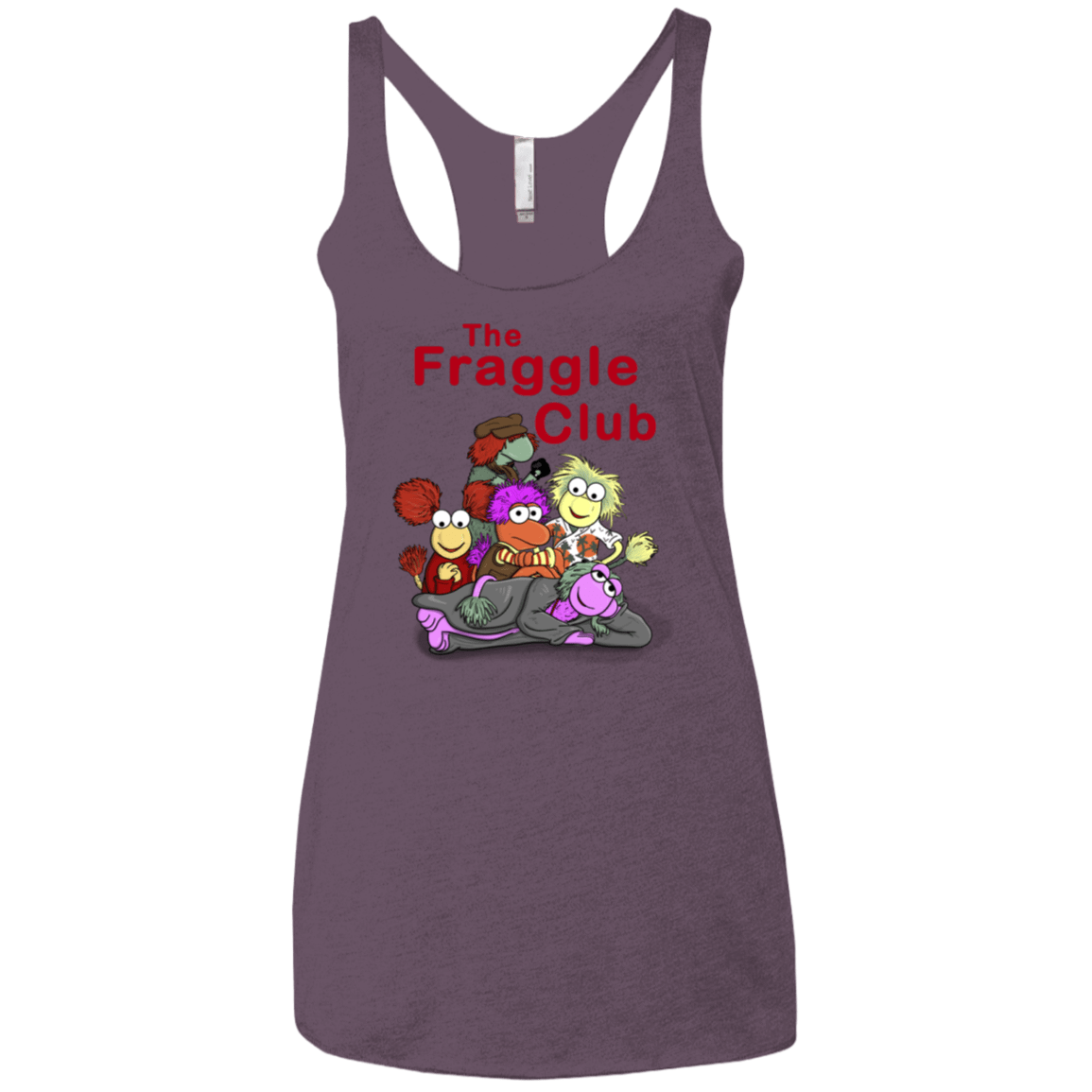 T-Shirts Vintage Purple / X-Small Fraggle Club Women's Triblend Racerback Tank