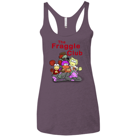T-Shirts Vintage Purple / X-Small Fraggle Club Women's Triblend Racerback Tank