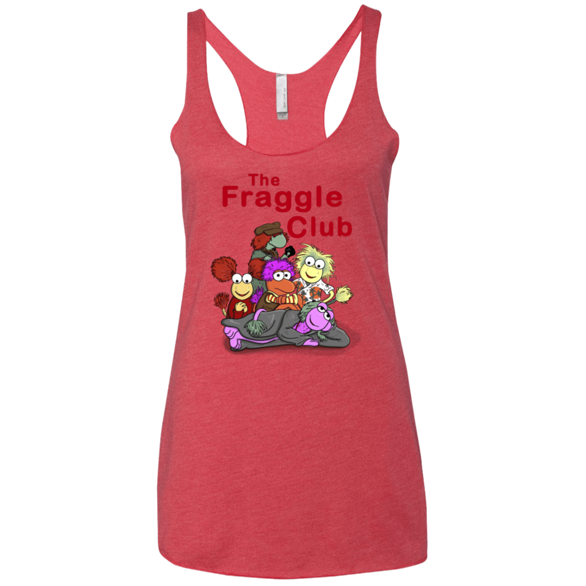 T-Shirts Vintage Red / X-Small Fraggle Club Women's Triblend Racerback Tank