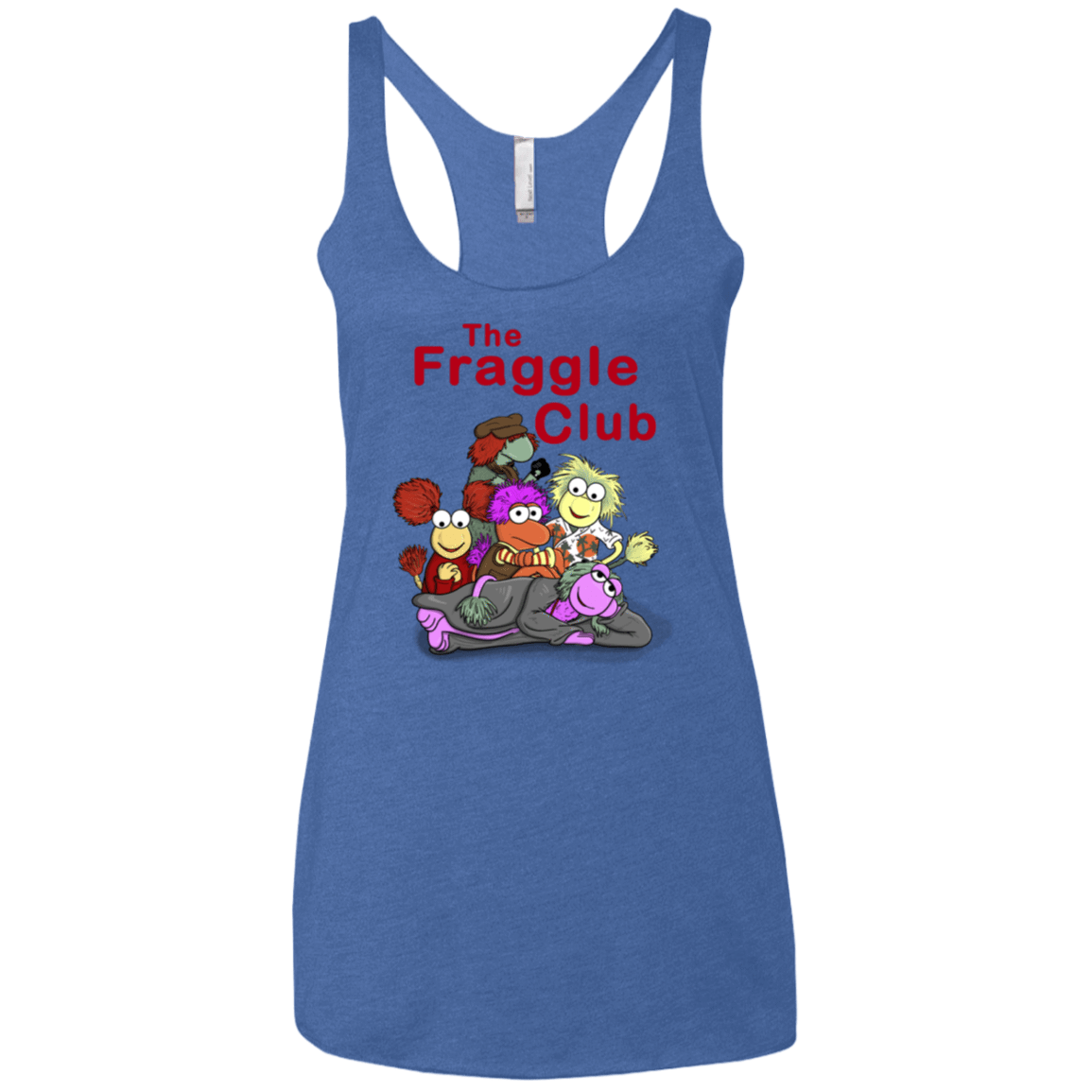 T-Shirts Vintage Royal / X-Small Fraggle Club Women's Triblend Racerback Tank