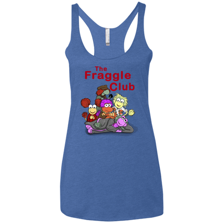 T-Shirts Vintage Royal / X-Small Fraggle Club Women's Triblend Racerback Tank