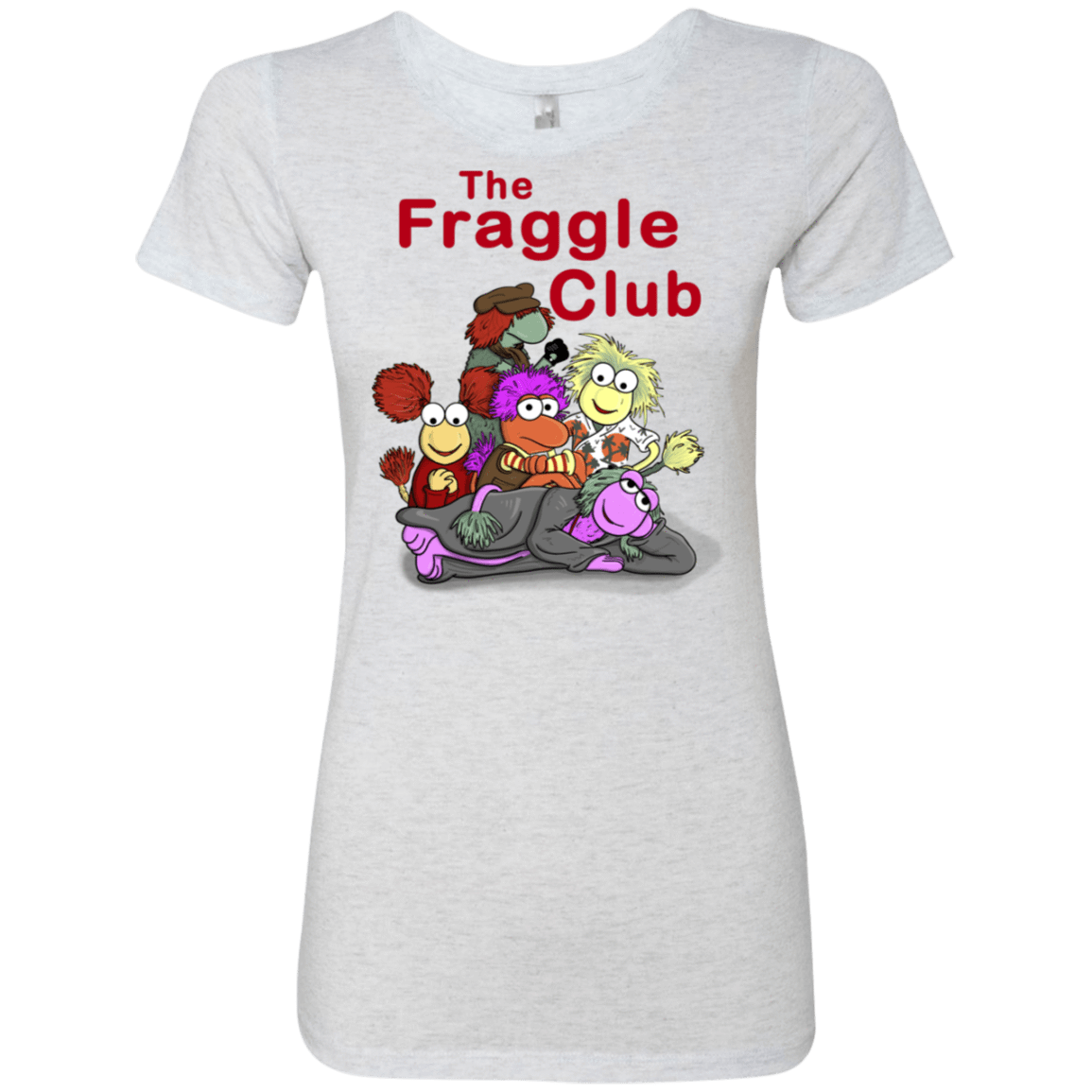 T-Shirts Heather White / S Fraggle Club Women's Triblend T-Shirt