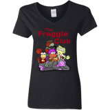 T-Shirts Black / S Fraggle Club Women's V-Neck T-Shirt