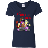 T-Shirts Navy / S Fraggle Club Women's V-Neck T-Shirt