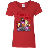 T-Shirts Red / S Fraggle Club Women's V-Neck T-Shirt