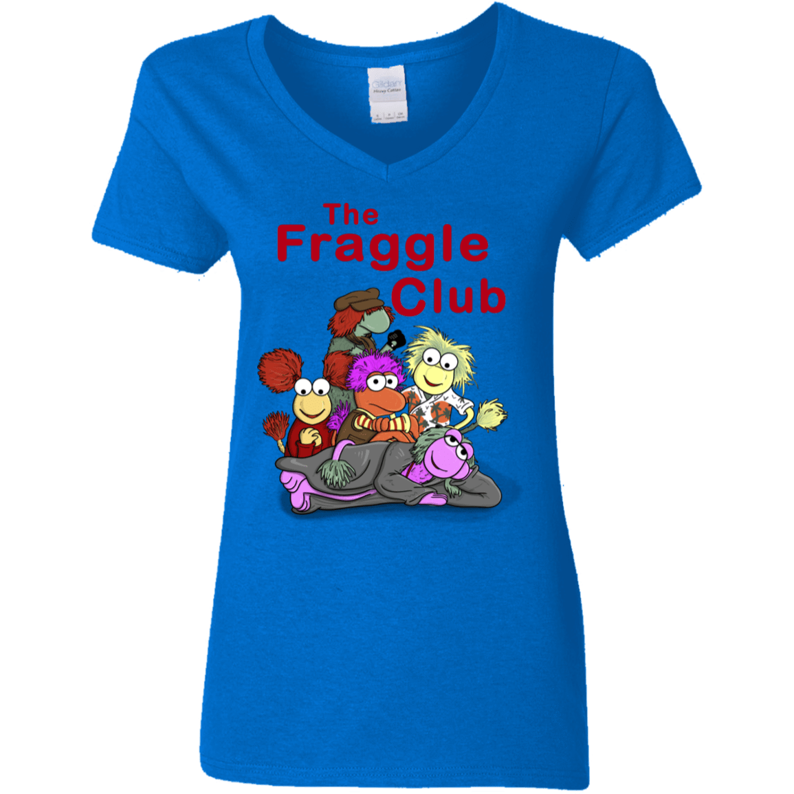 T-Shirts Royal / S Fraggle Club Women's V-Neck T-Shirt