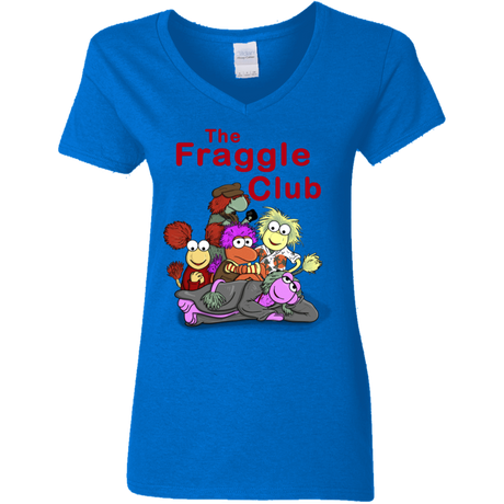 T-Shirts Royal / S Fraggle Club Women's V-Neck T-Shirt