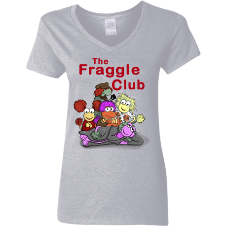 T-Shirts Sport Grey / S Fraggle Club Women's V-Neck T-Shirt