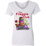 T-Shirts White / S Fraggle Club Women's V-Neck T-Shirt