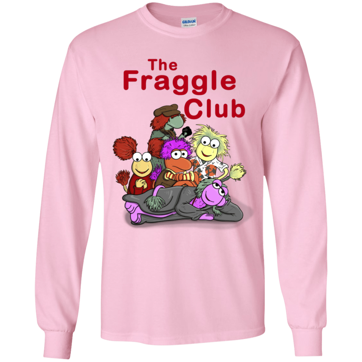 T-Shirts Light Pink / YS Fraggle Club Youth Long Sleeve T-Shirt