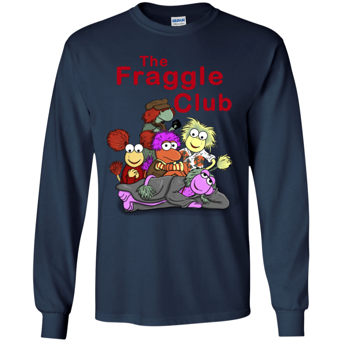 T-Shirts Navy / YS Fraggle Club Youth Long Sleeve T-Shirt