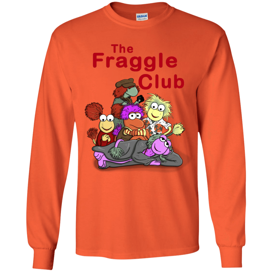 T-Shirts Orange / YS Fraggle Club Youth Long Sleeve T-Shirt