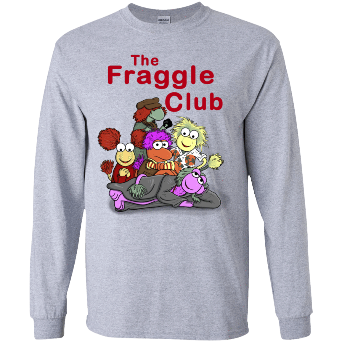 T-Shirts Sport Grey / YS Fraggle Club Youth Long Sleeve T-Shirt