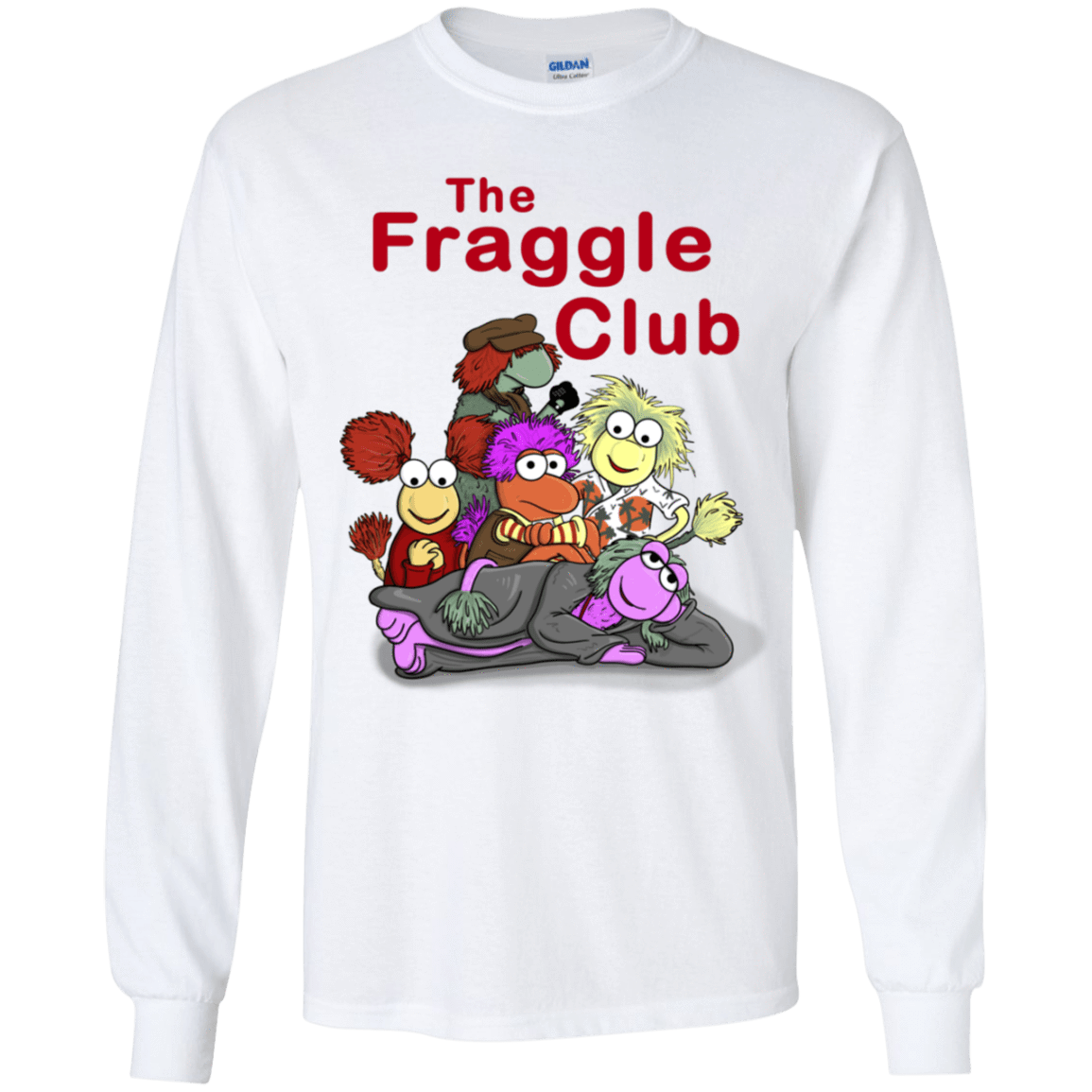 T-Shirts White / YS Fraggle Club Youth Long Sleeve T-Shirt