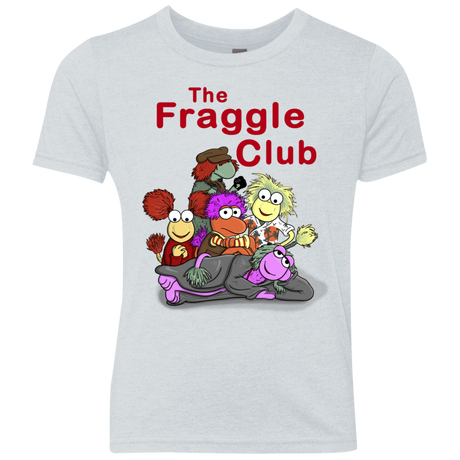 T-Shirts Heather White / YXS Fraggle Club Youth Triblend T-Shirt