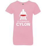 T-Shirts Light Pink / YXS Frakking cylon Girls Premium T-Shirt