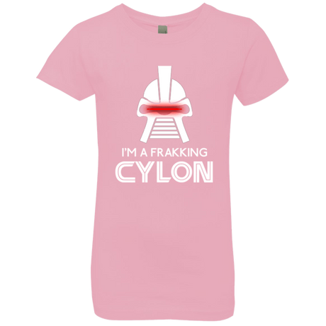 T-Shirts Light Pink / YXS Frakking cylon Girls Premium T-Shirt