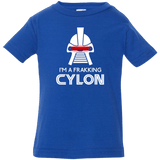 T-Shirts Royal / 6 Months Frakking cylon Infant Premium T-Shirt