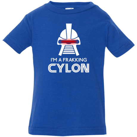 T-Shirts Royal / 6 Months Frakking cylon Infant Premium T-Shirt