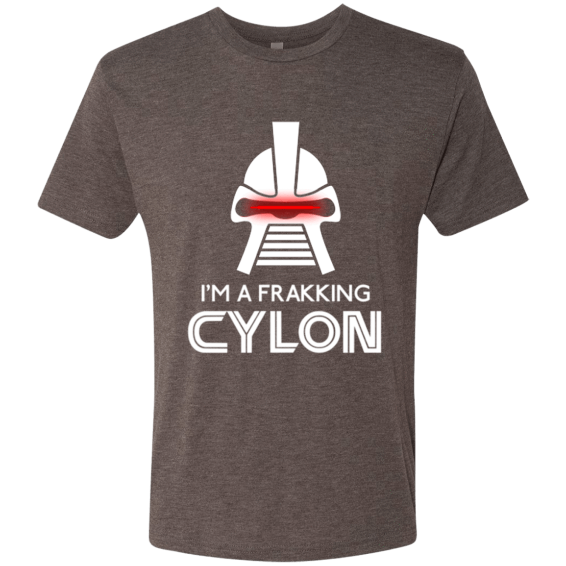 T-Shirts Macchiato / Small Frakking cylon Men's Triblend T-Shirt