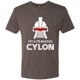 T-Shirts Macchiato / Small Frakking cylon Men's Triblend T-Shirt