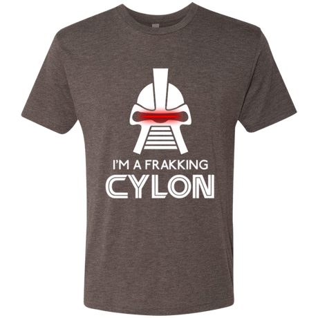 T-Shirts Macchiato / Small Frakking cylon Men's Triblend T-Shirt