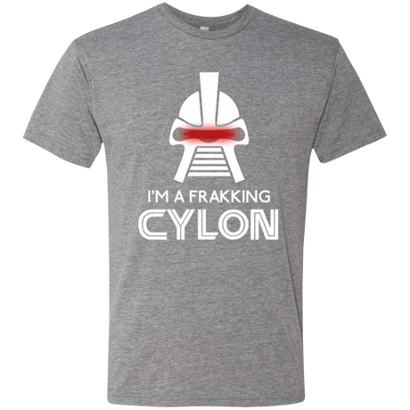 T-Shirts Premium Heather / Small Frakking cylon Men's Triblend T-Shirt