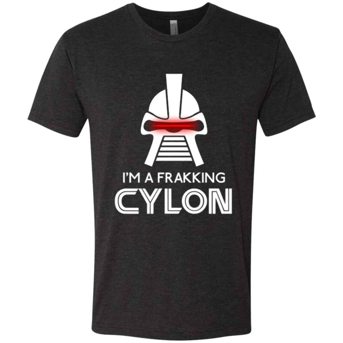 T-Shirts Vintage Black / Small Frakking cylon Men's Triblend T-Shirt