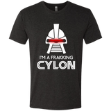 T-Shirts Vintage Black / Small Frakking cylon Men's Triblend T-Shirt