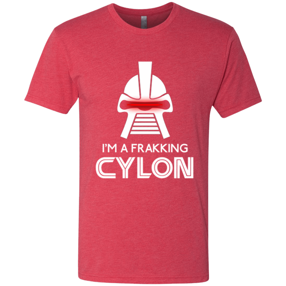 T-Shirts Vintage Red / Small Frakking cylon Men's Triblend T-Shirt