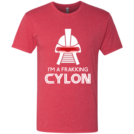 T-Shirts Vintage Red / Small Frakking cylon Men's Triblend T-Shirt