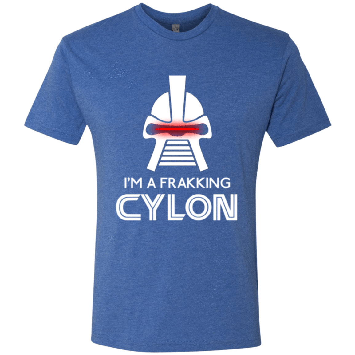 T-Shirts Vintage Royal / Small Frakking cylon Men's Triblend T-Shirt