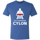 T-Shirts Vintage Royal / Small Frakking cylon Men's Triblend T-Shirt