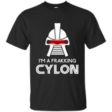 T-Shirts Black / Small Frakking cylon T-Shirt