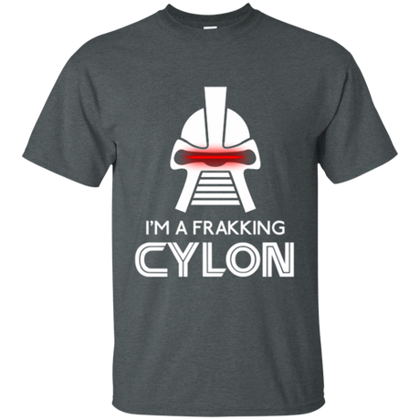 T-Shirts Dark Heather / Small Frakking cylon T-Shirt