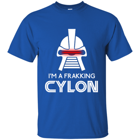T-Shirts Royal / Small Frakking cylon T-Shirt