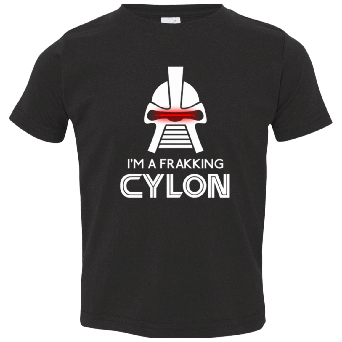 T-Shirts Black / 2T Frakking cylon Toddler Premium T-Shirt