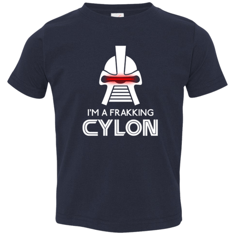 T-Shirts Navy / 2T Frakking cylon Toddler Premium T-Shirt