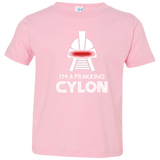 T-Shirts Pink / 2T Frakking cylon Toddler Premium T-Shirt