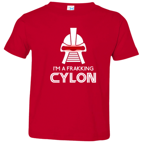 T-Shirts Red / 2T Frakking cylon Toddler Premium T-Shirt