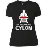 T-Shirts Black / X-Small Frakking cylon Women's Premium T-Shirt