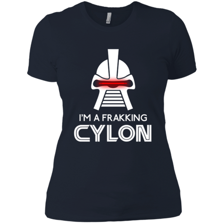 T-Shirts Midnight Navy / X-Small Frakking cylon Women's Premium T-Shirt