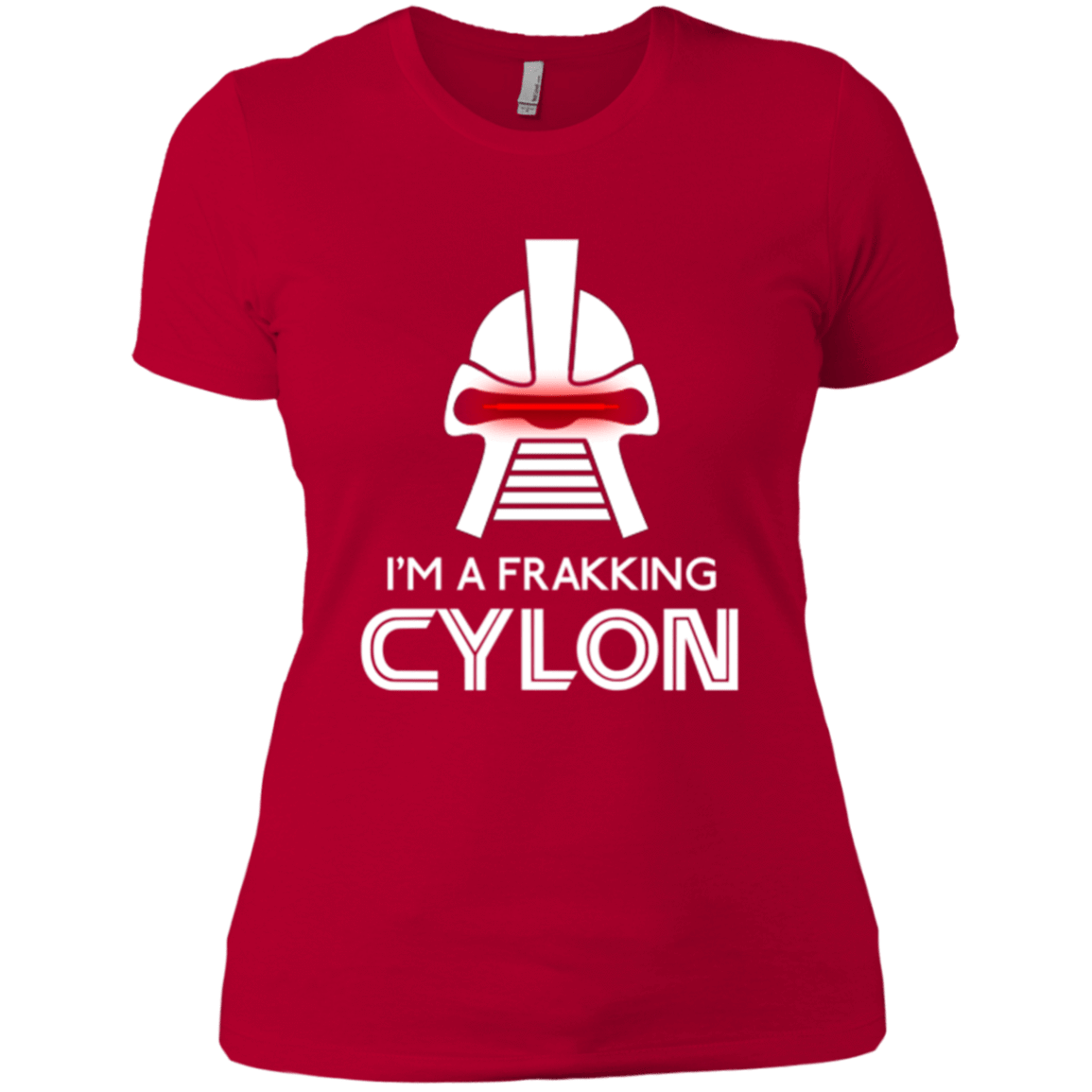 T-Shirts Red / X-Small Frakking cylon Women's Premium T-Shirt