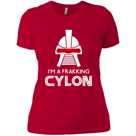 T-Shirts Red / X-Small Frakking cylon Women's Premium T-Shirt