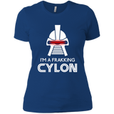 T-Shirts Royal / X-Small Frakking cylon Women's Premium T-Shirt